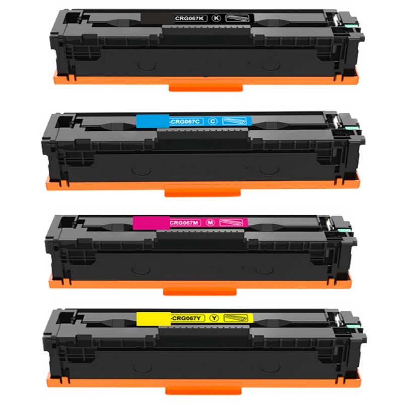 Compatible Canon 067 Full Set of 4 Toner Cartridges 